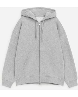 ARKET Kapuzenpullover Mit Reißverschluss - Grau