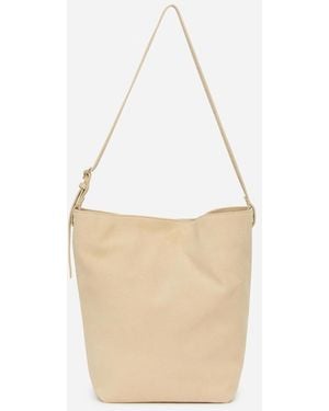 ARKET Suede Tote Bag - White