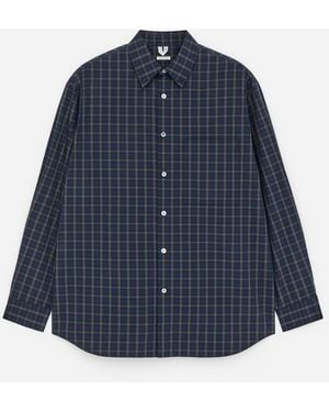 ARKET Oversized Poplin Shirt - Blue