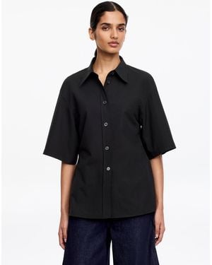 ARKET Short-Sleeve Shirt - Black
