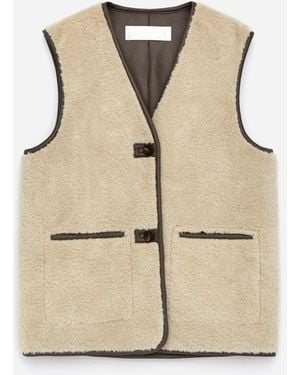 ARKET Pile Vest - White