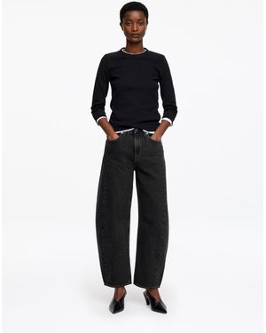ARKET Bloom Barrel Jeans - Black