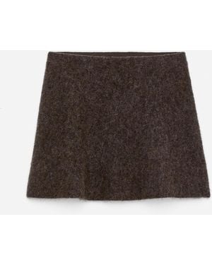 ARKET Alpaca-Wool Blend Skirt - Blue