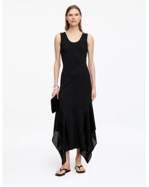 ARKET Draped Knit Dress - Black
