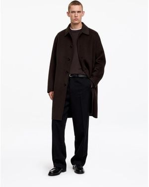 ARKET Double-Face Wool Coat - Black