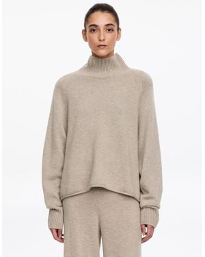 ARKET Cashmere Roll-Neck Jumper - Natural