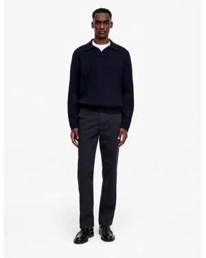 ARKET Straight Cotton Chinos - Blue