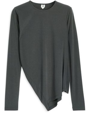 ARKET Draped Top - Grey