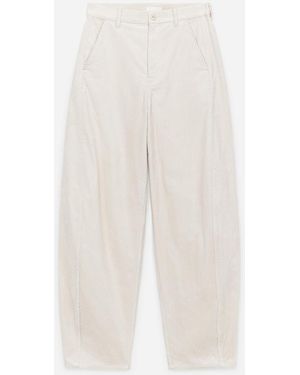 ARKET Barrel-Leg Corduroy Trousers - Black