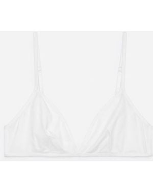 ARKET Cotton Soft Bra - White