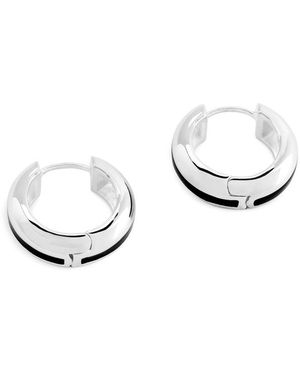 ARKET Plated Hoop Earrings - White