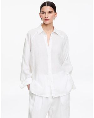 ARKET Relaxed Linen Shirt - White