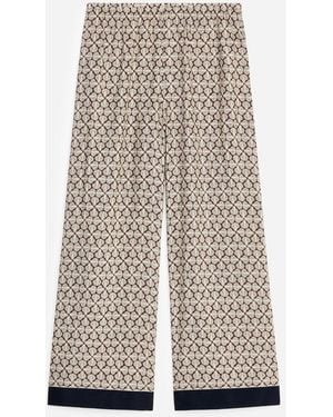 ARKET Lyocell Blend Drawstring Trousers - White