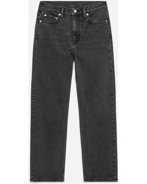 ARKET Jade Cropped Slim Jeans - Schwarz