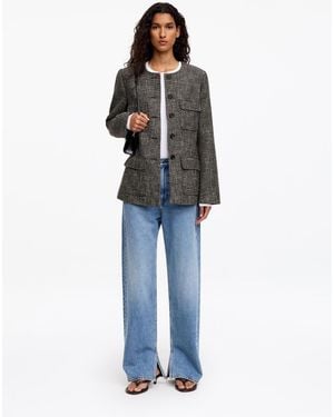 ARKET Wool-Cotton Blend Utility Jacket - Grey