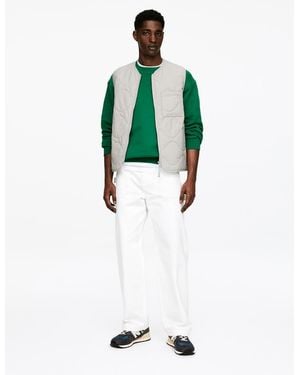 ARKET 2-In-1 Quilted Liner Vest - White