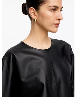 ARKET Plated Oval Earrings - Blue