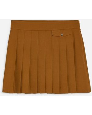 ARKET Pleated Skirt - Natural