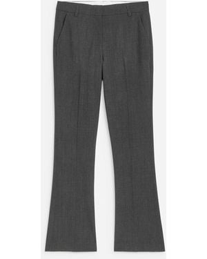 ARKET Tailored Wool-Blend Trousers - Black