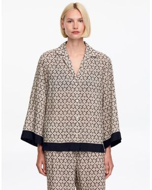 ARKET Lyocell Blend Resort Shirt - Grey