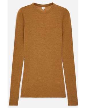 ARKET Long-Sleeved Merino Top - Yellow