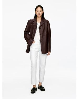 ARKET Jade Cropped Slim Jeans - White