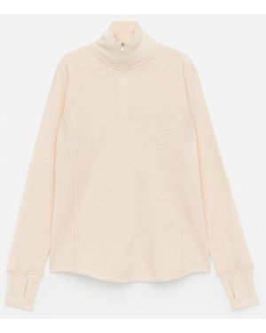 ARKET Wool Fleece Top - White