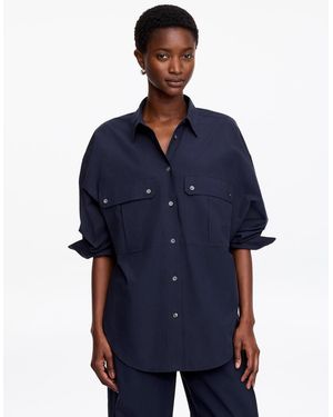 ARKET Utility Cotton Shirt - Blue