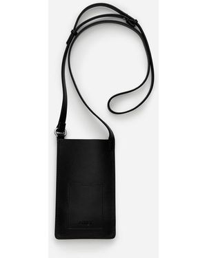 ARKET Leather Phone Pouch - White