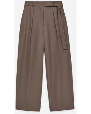 ARKET Tailored Wool-Blend Trousers - Natural