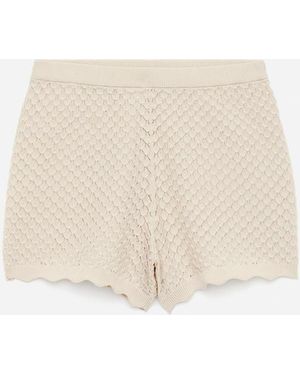 ARKET Scallop Edge Shorts - Natural