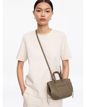 ARKET Crossbody Leather Bag - White