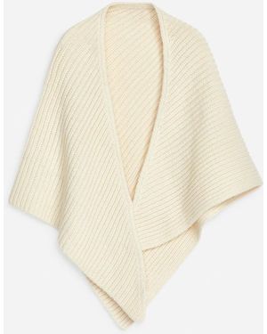 ARKET Rib Triangle Scarf - Natural