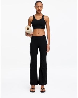 ARKET Cropped Flared Leggings - Black