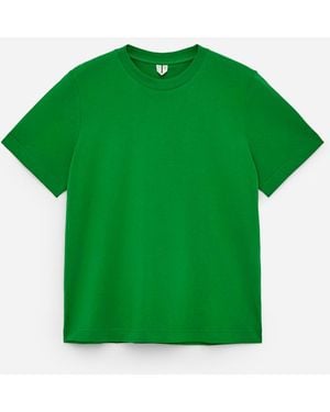 ARKET Signature Short-Sleeve T-Shirt - Green