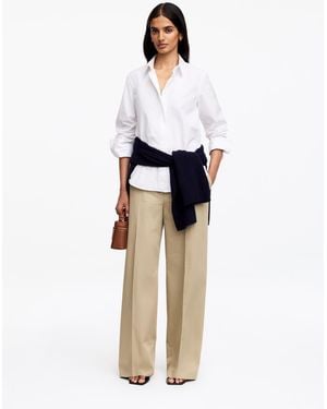 ARKET Low-Waist Chino Trousers - White
