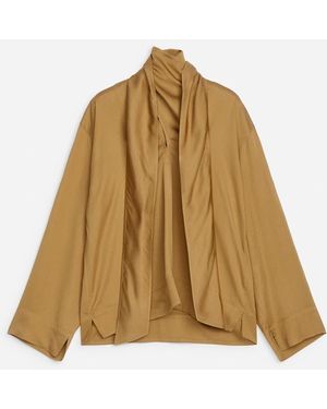 ARKET Scarf Blouse - Natural