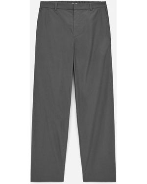 ARKET Poplin Trousers - Grey