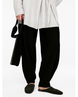 ARKET Reisehausschuh Aus Veloursleder - Schwarz