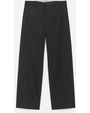 ARKET Relaxed Cotton Twill Trousers - Blue