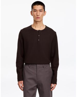 ARKET Henley Shirt - Black