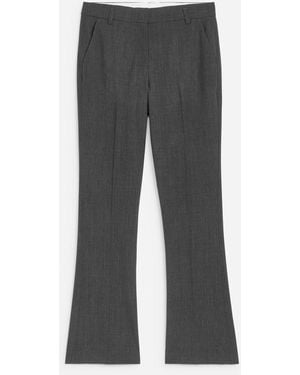 ARKET Tailored Wool-Blend Trousers - Black