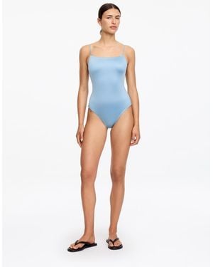 ARKET Shiny Swimsuit - White