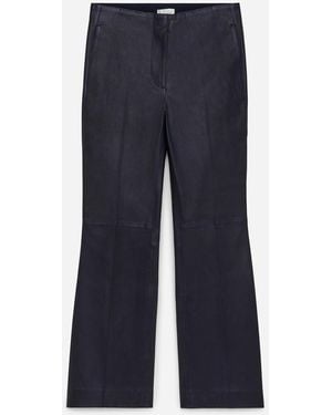 ARKET Kick-Flare Leather Trousers - Black