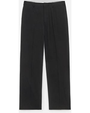 ARKET Tailored Wide-Fit Trousers - Black