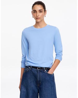 ARKET Signature Long-Sleeve T-Shirt - Blue