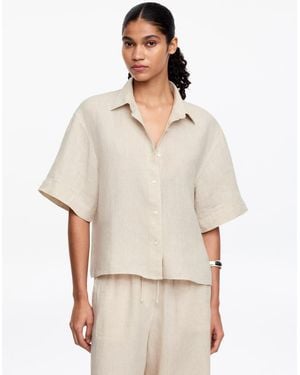 ARKET Relaxed Linen Shirt - Natural