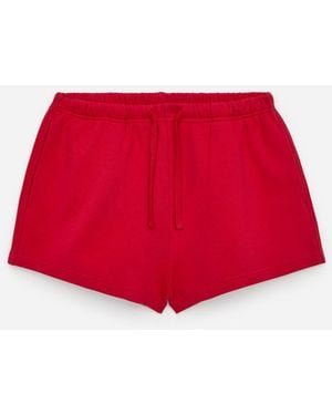 ARKET Cotton Terry Shorts - Red