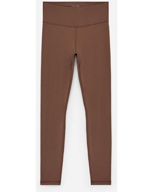 ARKET Soft Stretch Full Length Tights - Brown
