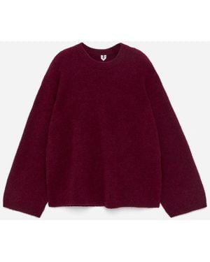 ARKET Alpaca-Wool Blend Jumper - Purple